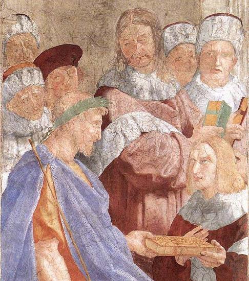 RAFFAELLO Sanzio Justinian Presenting the Pandects to Trebonianus France oil painting art